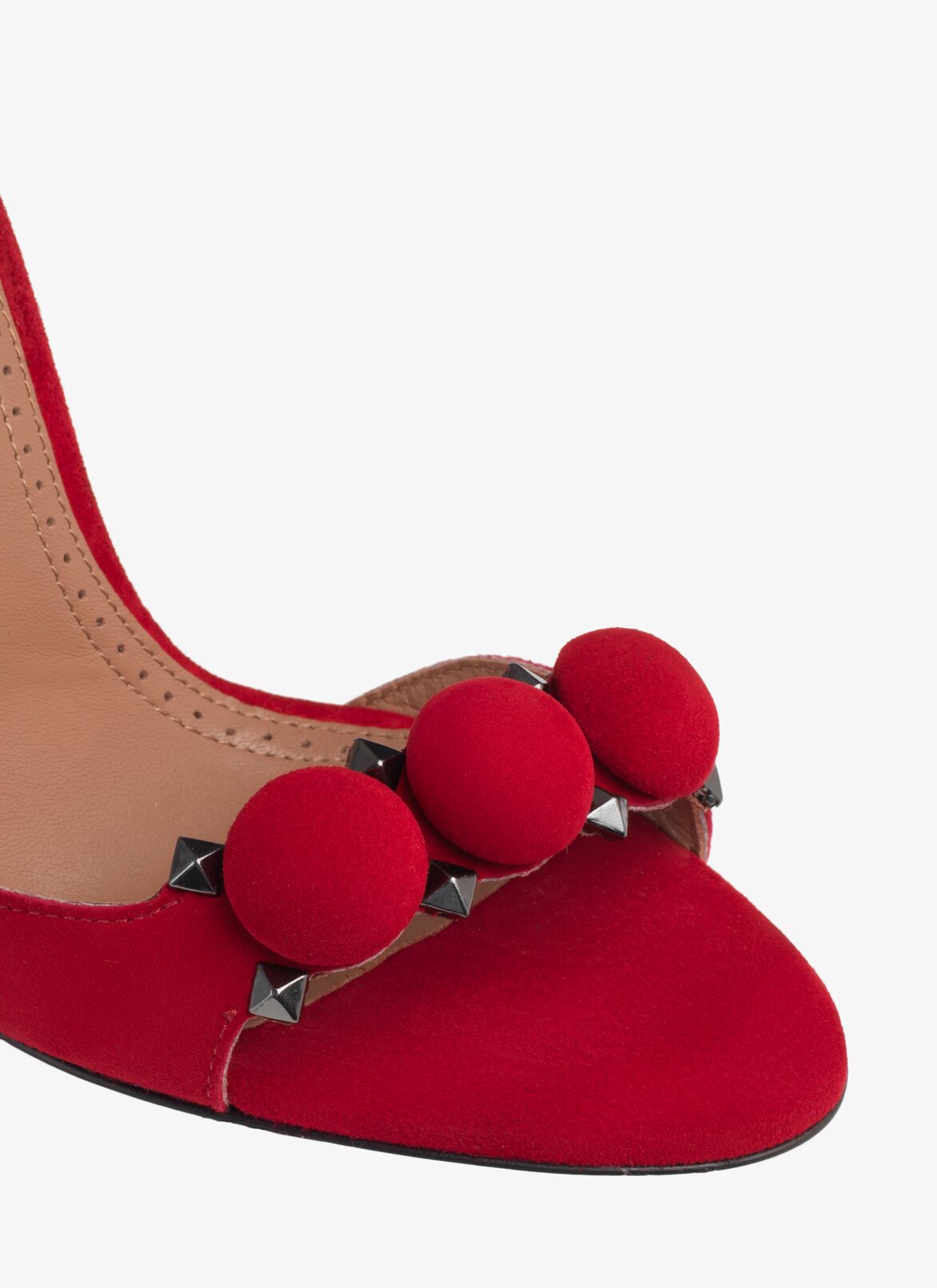 STILETTO SANDAL  ALAÏA LACQUER RED STILETTO SANDAL